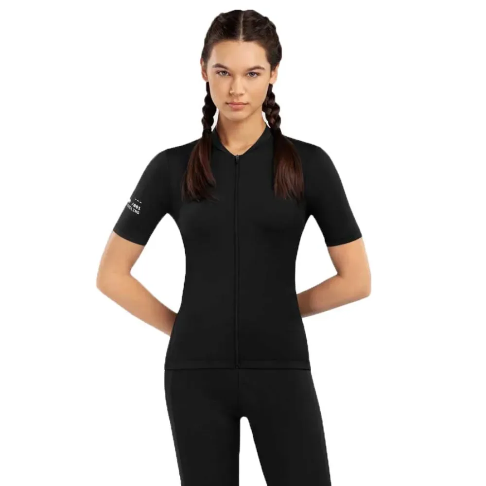 Maglia A Maniche Corte Core Rainier Black - Siroko - FashionsVida