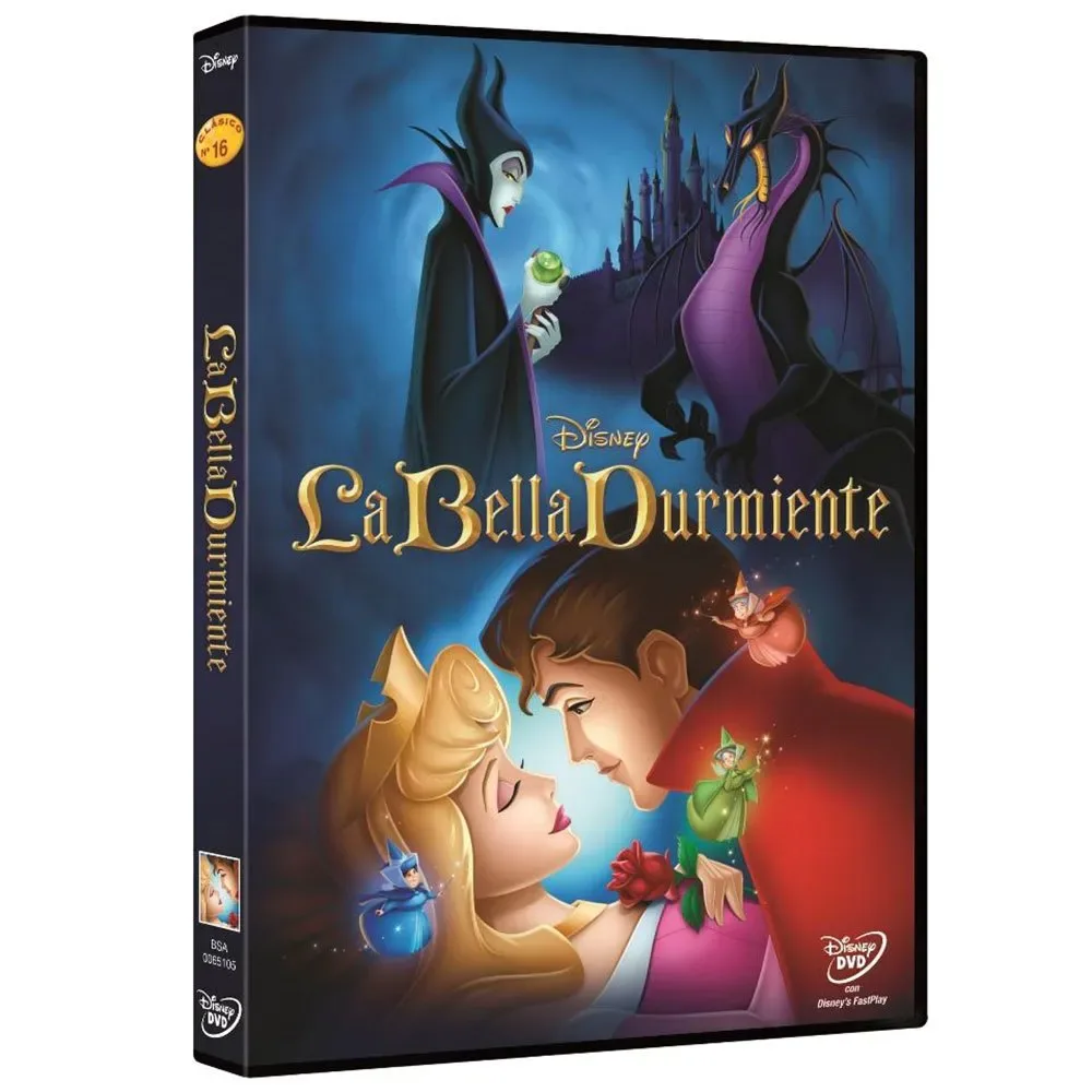 Dvd La Belle Au Bois Dormant Espagnol Multicolor One Size unisex - Disney - FashionsVida