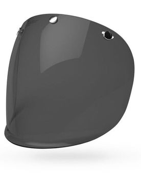 Visiera Piatta 3-Snap Dark Smoke Per casco CUSTOM 500 taglia unic