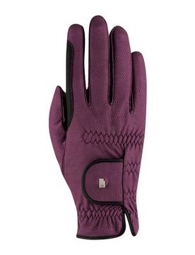 Reithandschuhe LONA RoeckGrip - grape wine 6 1/2