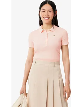 Polo de mujer de manga corta - Lacoste - FashionsVida
