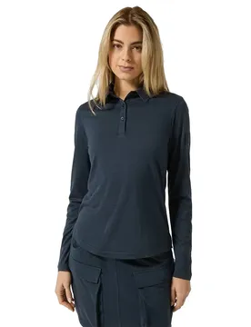 Polo A Maniche Lunghe Bio J Regular Fit Blueberry M