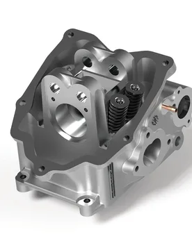 Testa V4 Head 74-75,5 In Alluminio Ad H2o Per Maxiscooter Da 200 A 300 Cc Gilera Runner Vx 125 4t Lc 2006+ - Malossi - FashionsVida