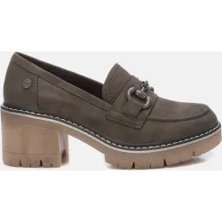 Mocasín de mujer con hebilla de antelina