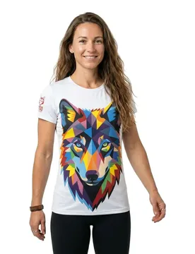 Maglietta A Maniche Corte Be A Wolf Multicolour L