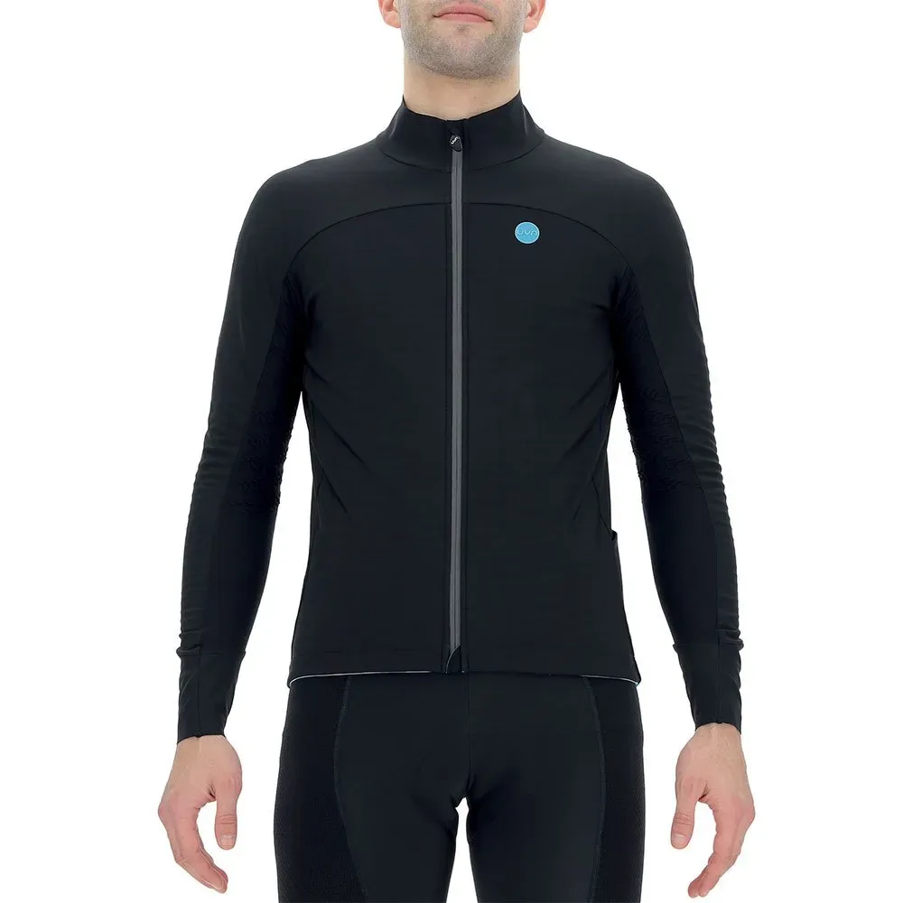 Giacca Biking Coreshell Aerofit Black / Black / Turquoise - Uyn - FashionsVida