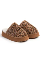 Womens Mabel Sheepskin Platform Mule Slipper - - Size: 6