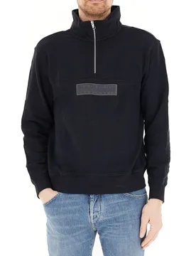 Napapijri Felpa mezza zip NERO S - Napapijri - FashionsVida