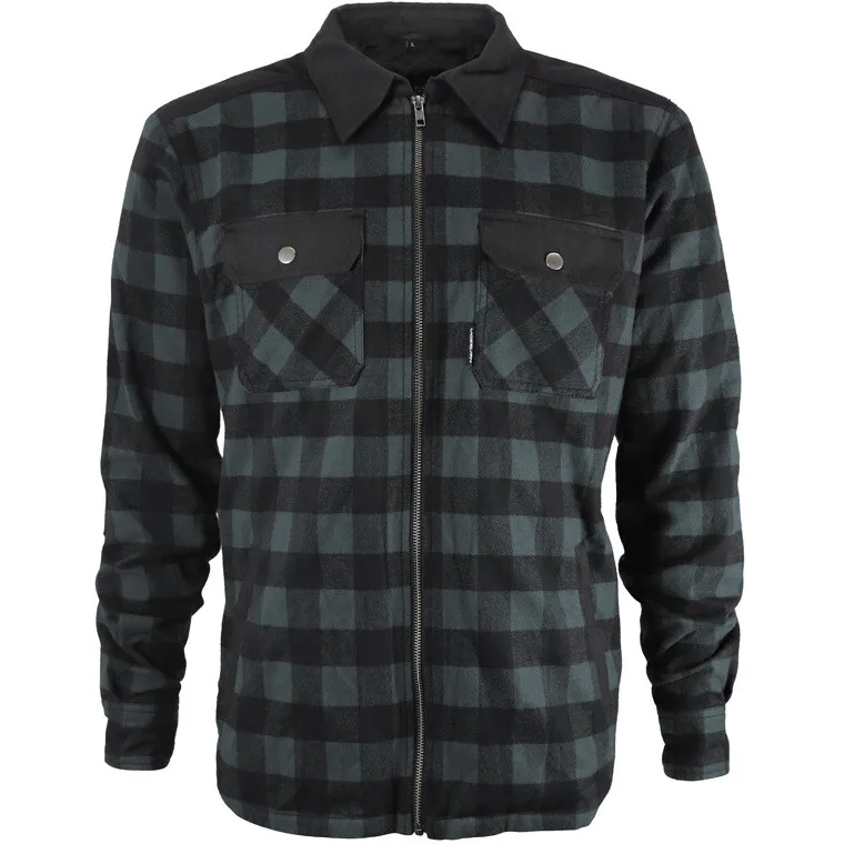 Sovracamicia Moto RANGER Grigio Nero taglia M - Harisson - FashionsVida