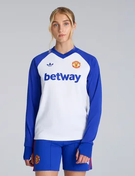 Manchester United Womens 26/27 Away Pre Match Warm Top (Sponsored) 2XL - Adidas - FashionsVida