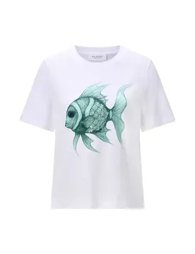 Elegant Fit T-Shirt Fish female