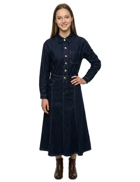 Robe à Manches Longues 21010306 Dark Wash L