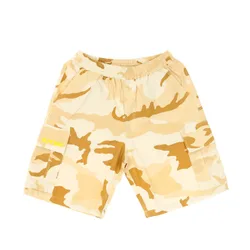 Pantalone Corto Uomo Cargo Camo Short Beige