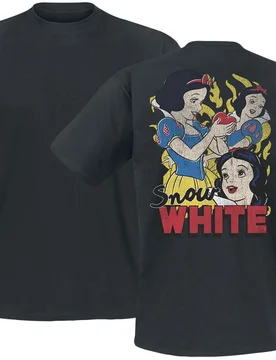 Disney T-Shirt - Homage - S bis XXL - für Männer - Größe L - schwarz - Lizenzierter Fanartikel - Männer - male - Schneewittchen - FashionsVida