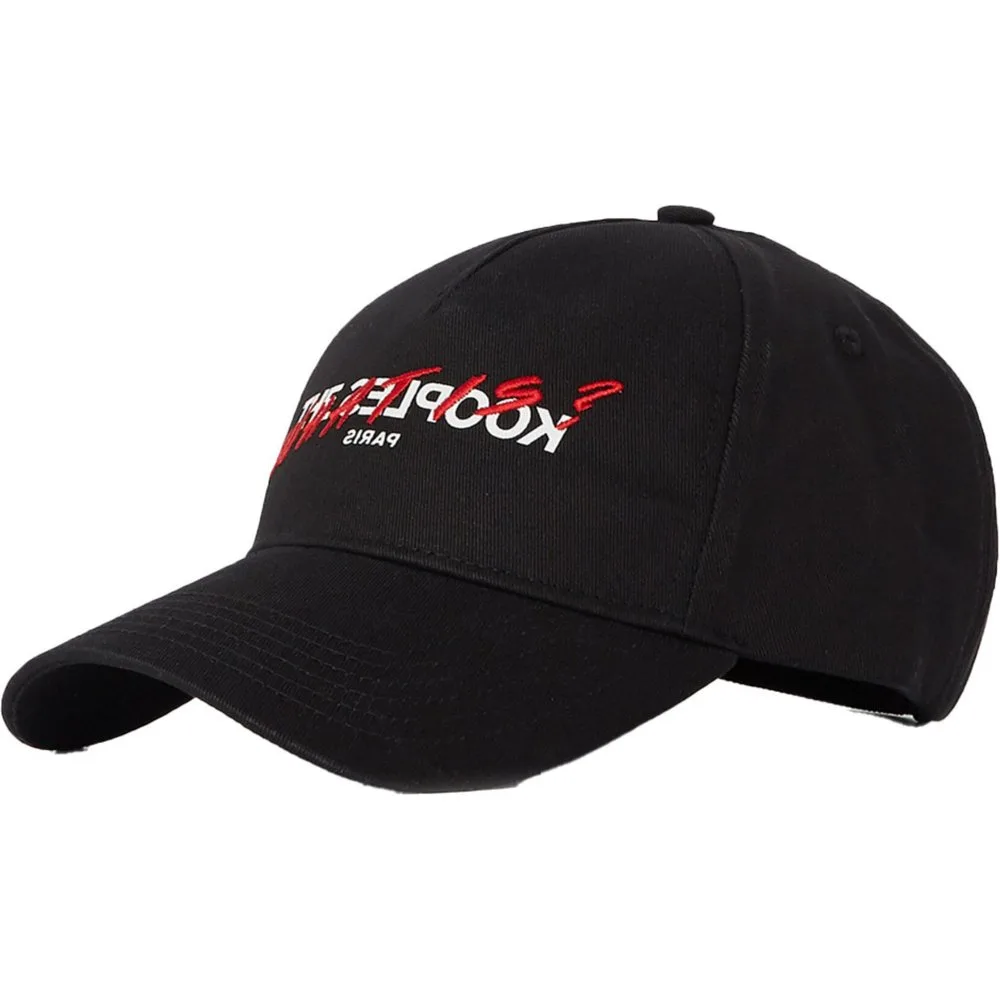 Gorra de algodón de hombre con logo “What Is” - The Kooples - FashionsVida