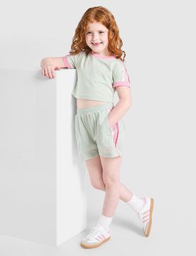Completo Maglia/Pantaloncino Firebird Ragazza Bambino - Verde, verde verde Bambino taglia 7-8Y