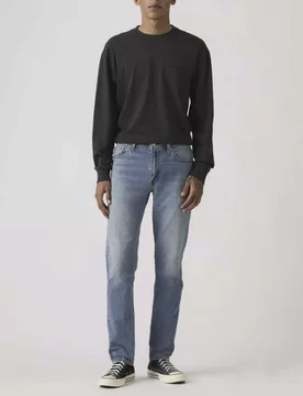 Jeans 511 slim Levi's lavaggio medio in misto cotone elasticizzato - Levis - FashionsVida