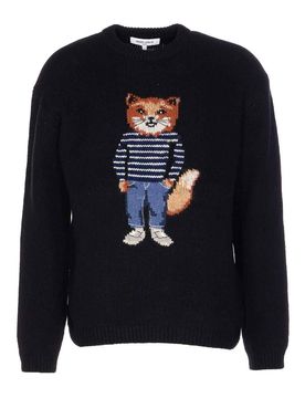 Maglione di volpe vestito