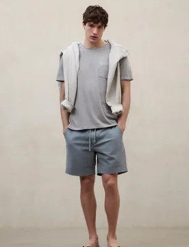 Camiseta de hombre de manga corta con bolsillo - Ecoalf - FashionsVida