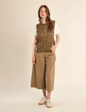 Jersey de mujer de manga sisa detalle lazadas - Molly Bracken - FashionsVida