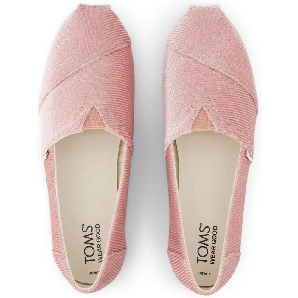 Alpargatas planas de mujer con cloudbound de algodón - TOMS - FashionsVida