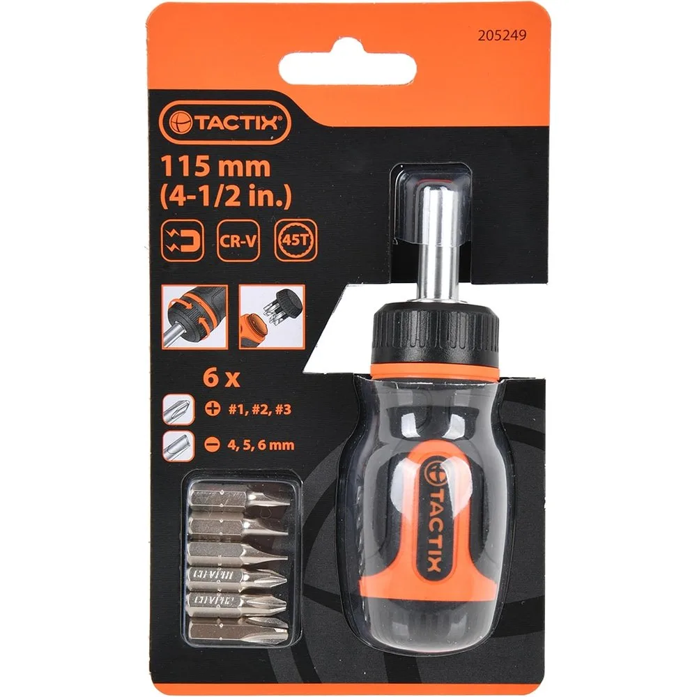 Destornillador Carraca Mini - TACTIX - FashionsVida