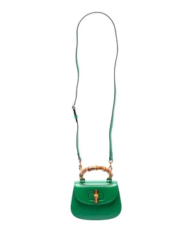 Mini Calfskin 1947 Bamboo Top Handle Bag - Gucci - FashionsVida