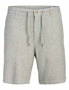 Slim Fit Linen Rich Chino Shorts Cream Mix male - Jack & jones - FashionsVida