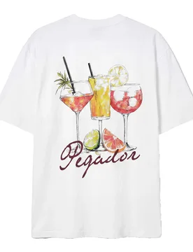 Lefkara Heavy Oversized Tee White L Damen - Pegador - FashionsVida
