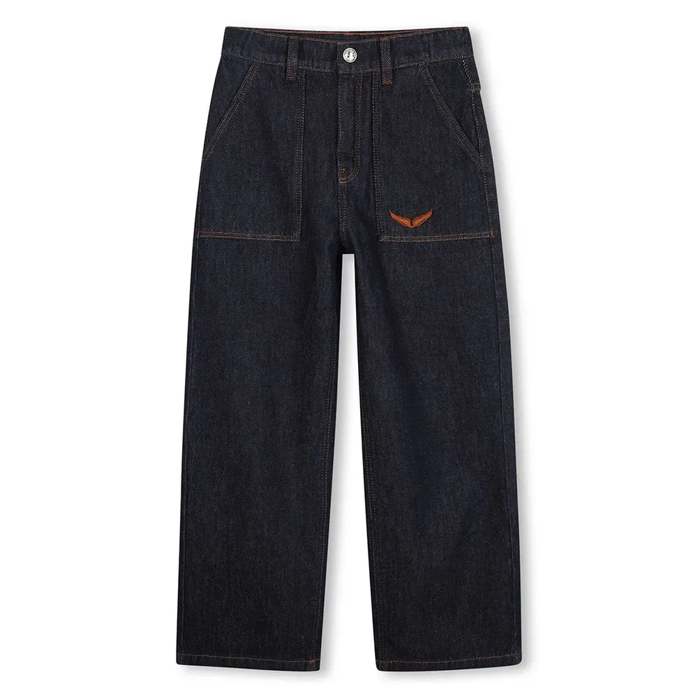 Pantaloni X6082 Indigo Blue Denim 10 Anni - Zadig & Voltaire - FashionsVida