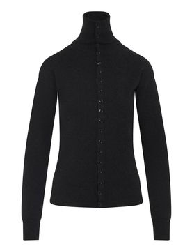 Cardigan aderente abbottonato