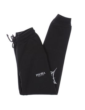 Pantalone Tuta Leggero Uomo White Cobweb Print Pant Black/white