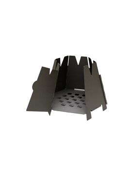 Vargo Hexagon Edelstahl Holzofen