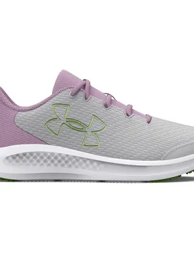 Laufschuhe Mädchen Grade School Charged Pursuit 3 Big Logo - Gris - female - Size: 40