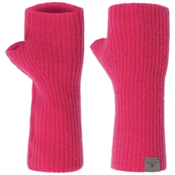 Uni Merino Wrist Warmers by - pink - Damen - Size: One Size