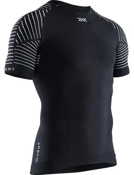 Invent Short Sleeve T-shirt Black Melange M Men - X-BIONIC - FashionsVida