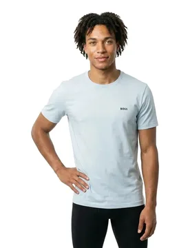 T-shirt à Manches Courtes 50506373 Open Blue 2XL - BOSS - FashionsVida