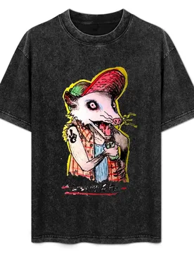 POSSUM PETE T-Shirt Simple Casual Short Sleeve Tee - Aliexpress - FashionsVida