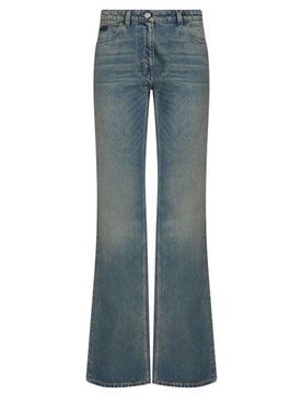 Courrèges Pantalones vaqueros Mujer Azul marino 26 Mujer