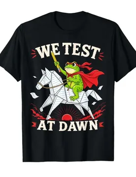 We Test At Dawn Funny Testing Day Student Humor Test Day T-shirt For Men Women 100% Cotton T Shirts Short Sleeve Tops 0501-2 - Aliexpress - FashionsVida
