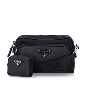 Men's Recycled Polyamide & Calf Leather Bag