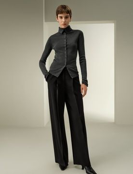 Maglione Cashmere Seta XL Slim Fit Elegante Traspirante