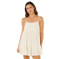 Robe Courte Sans Manches Classic Surf Cover-up Bone M