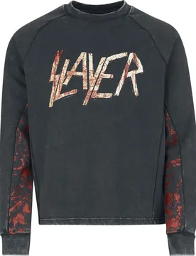Sweatshirt - EMP Signature Collection - S bis XXL - für Männer - Größe L - dunkelgrau - EMP exklusives Merchandise! - Männer - male - Slayer - FashionsVida