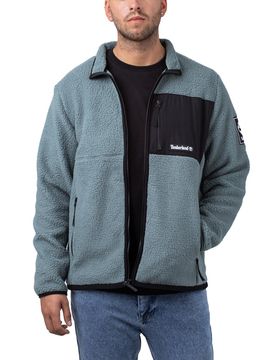 Sherpa Fleece Jacket Balsam Green S Herren