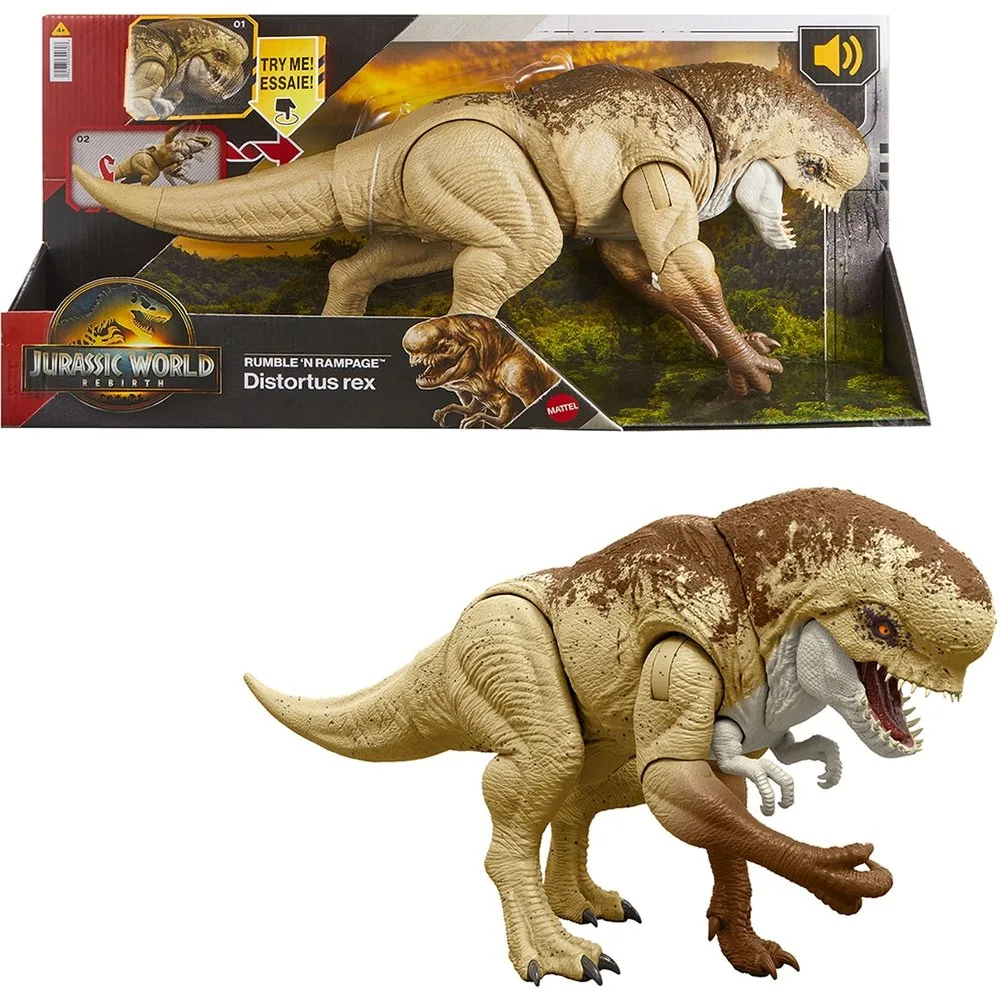Dinosaurio Distortus Rex El Renace Mattel - Jurassic World - FashionsVida