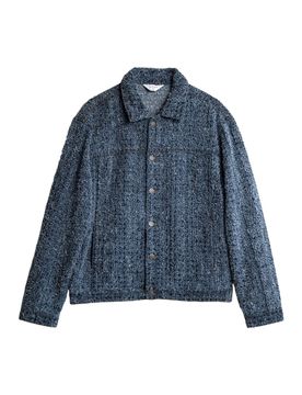 Trade 26 denim jacket giacca di jeans leggera boucle - stone boucle