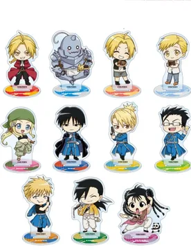 Anime Fullmetal Alchemist Figure Edward Elric Alphonse Acrylic Stands Model Winry Rockbell Hohenheim Standing Sign keychain - Aliexpress - FashionsVida