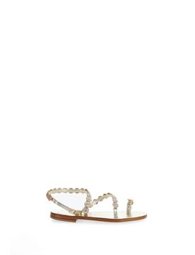 Sandali in pelle PLATINO 36