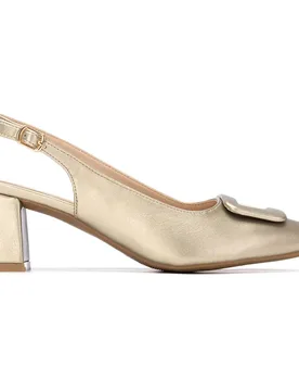 Scarpe Con Tacco 15365 Gold EU 39 - Xti - FashionsVida